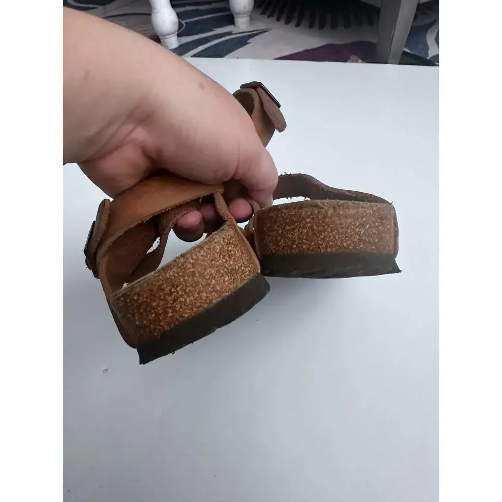 Birkenstock Yara Distressed Leather Sandal - Size 38 - Picture 6 of 8